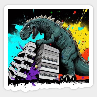 Godzilla Sticker